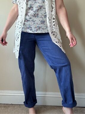 Everlane Deep Lapis Straight Leg Jeans